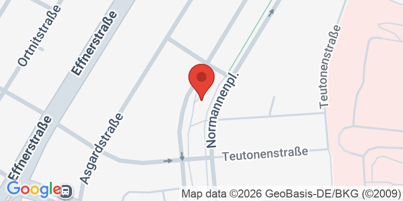 Mapa de la ubicación de Spielplatz "Normannenplatz, südlich Muspelheimstraße"