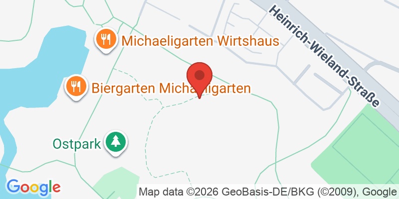 Mapa de la ubicación de Spielplatz "Ostpark, östlich der Gaststätte, Rodelhügel"