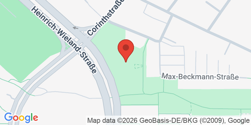 Mapa de la ubicación de Spielplatz "Corinthstraße, südlich der Gedenkkapelle"