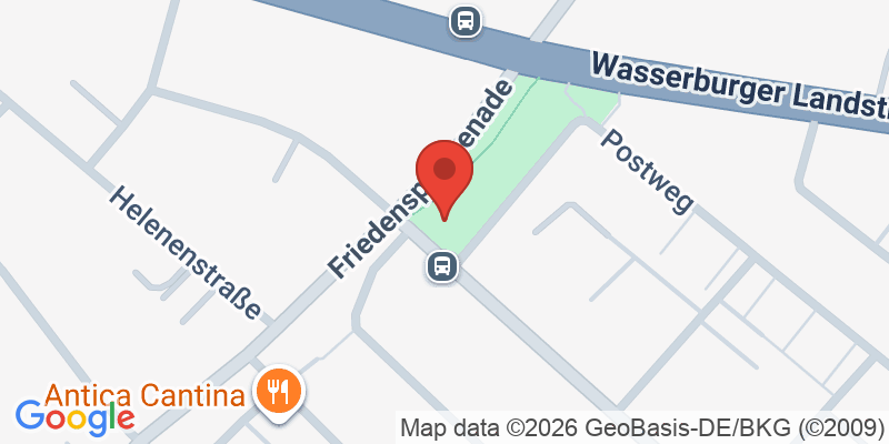 Mapa de la ubicación de Spielplatz "Friedenspromenade, Ecke Florastraße"