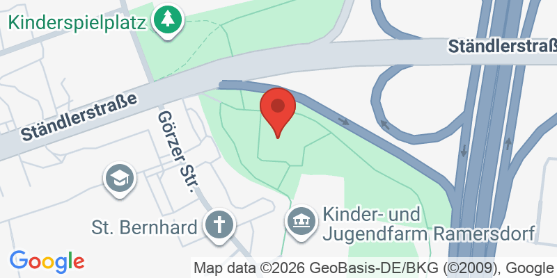 Mapa de la ubicación de Spielplatz "Freizeitanlage Ständlerstraße Süd, östlich Görzerstraße 79a"