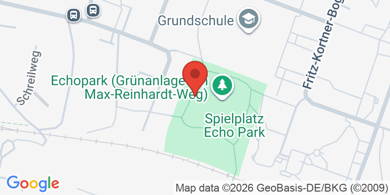 Mapa de la ubicación de Spielplatz "Echopark West, Max-Reinhard-Weg               "