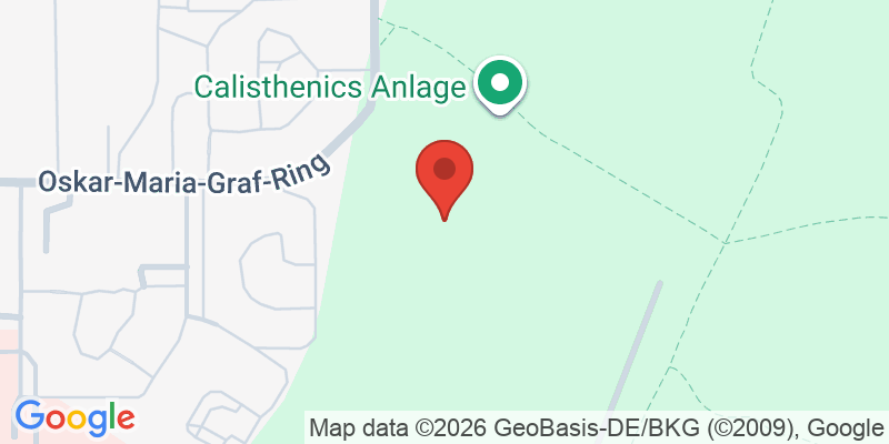 Mapa de la ubicación de Spielplatz "Oskar-Maria-Graf-Ring, östlich der Hausnummer 33"