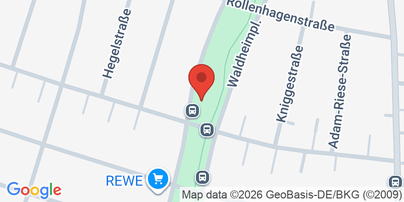 Mapa de la ubicación de Spielplatz "Waldheimplatz, Höhe Salzmannstraße"