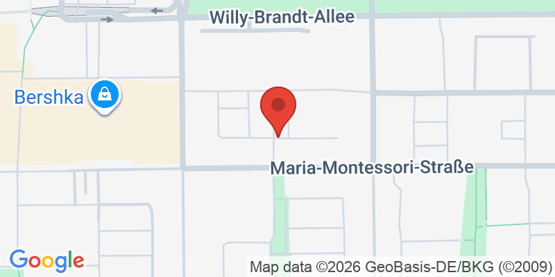 Mapa de la ubicación de Spielplatz "Messestadt Riem, Grünzug Ost 1, Maria-Montessori-Straße"