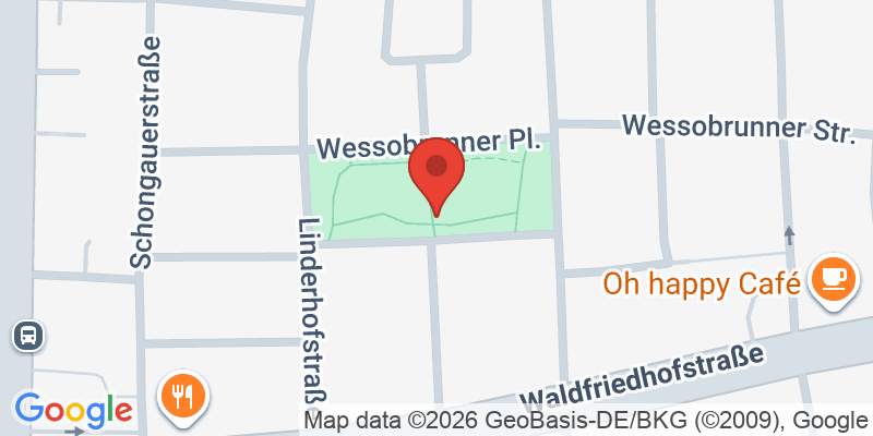 Mapa de la ubicación de Spielplatz "Wessobrunner Platz"