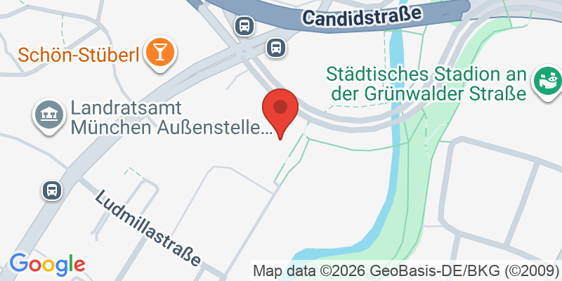 Mapa de la ubicación de Spielplatz "Birkenleiten, Ecke Candidplatz"