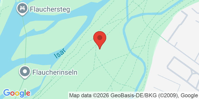 Mapa de la ubicación de Spielplatz "Isarauen, nördlich der Alemannenstraße"
