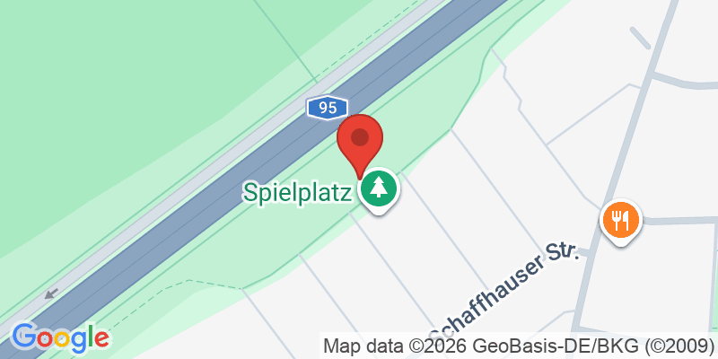 Mapa de la ubicación de Spielplatz "Schaffhauser Straße Mitte"