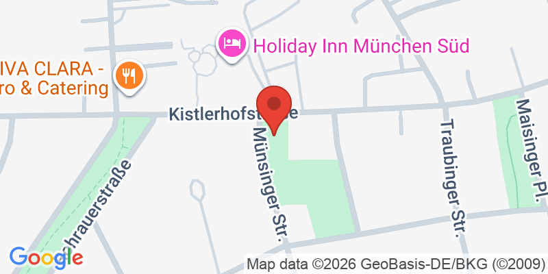 Mapa de la ubicación de Spielplatz "Kistlerhofstraße, Ecke Münsinger Straße"