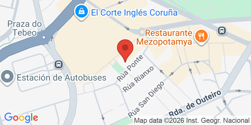 Mapa de la ubicación de Caffeto Cuatro Caminos
