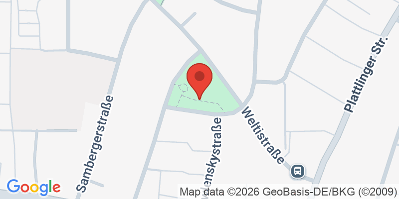 Mapa de la ubicación de Spielplatz "Wengleinstraße, Ecke Schuchstraße"