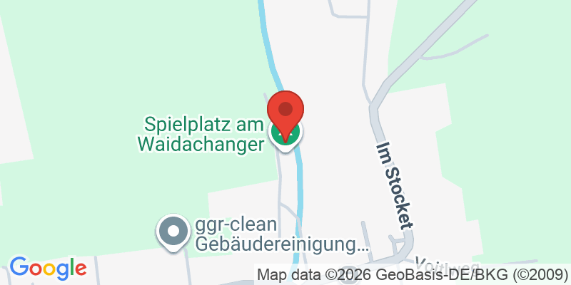 Mapa de la ubicación de Spielplatz "Waidachanger 7d, am Langwieder Bach"