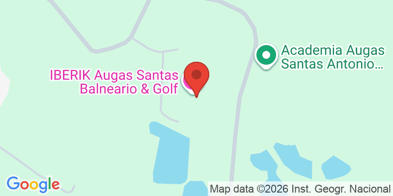 Mapa de la ubicación de IBERIK Augas Santas Balneario & Golf