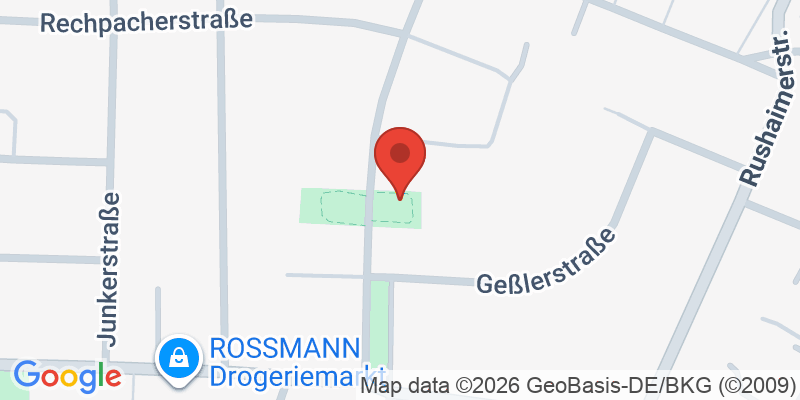 Mapa de la ubicación de Spielplatz "Agricolastraße, gegenüber der Hausnummer 106"