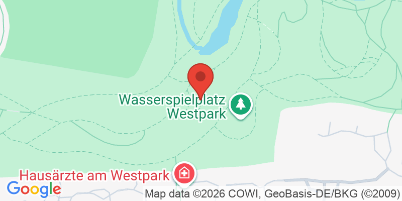 Mapa de la ubicación de Spielplatz "Westpark Ost, Spielbach"