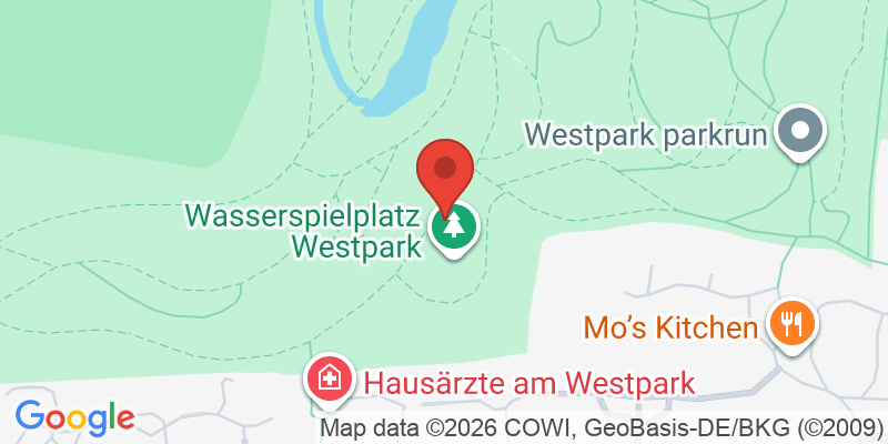 Mapa de la ubicación de Spielplatz "Westpark Ost, Spielzone Ost"