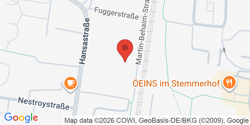 Mapa de la ubicación de Spielplatz "Martin-Behaim-Straße, Ecke Welserstraße"