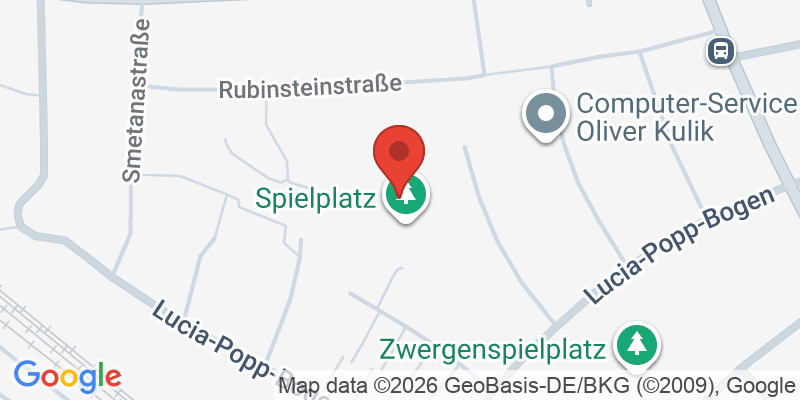 Mapa de la ubicación de Spielplatz "Tschaikowskystraße"