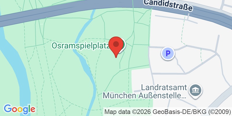 Mapa de la ubicación de Spielplatz "Isarauen, westlich der Hellabrunner Straße"