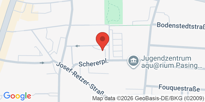 Mapa de la ubicación de Spielplatz "Schererplatz, östlich der Kirche"