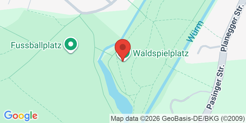 Mapa de la ubicación de Spielplatz "Pasinger Stadtpark, an der Stadtgrenze"