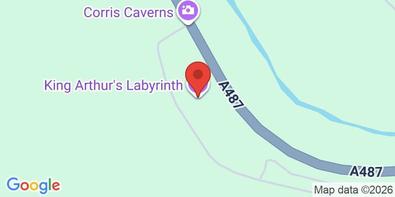 Mapa de la ubicación de King Arthur's Labyrinth