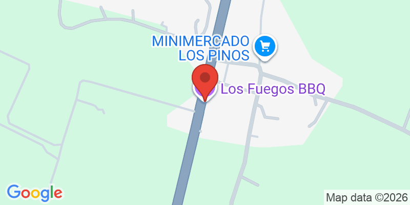 Mapa de la ubicación de Los Fuegos BBQ