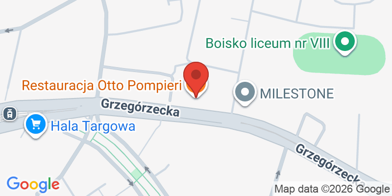 Mapa de la ubicación de Otto Pompieri - Kraków