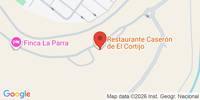 Mapa de la ubicación de Restaurante Caserón de El Cortijo