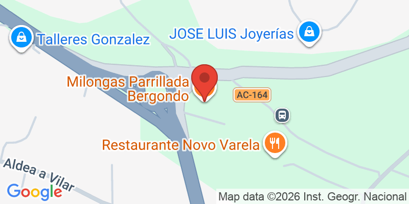 Mapa de la ubicación de Milongas Parrillada Bergondo