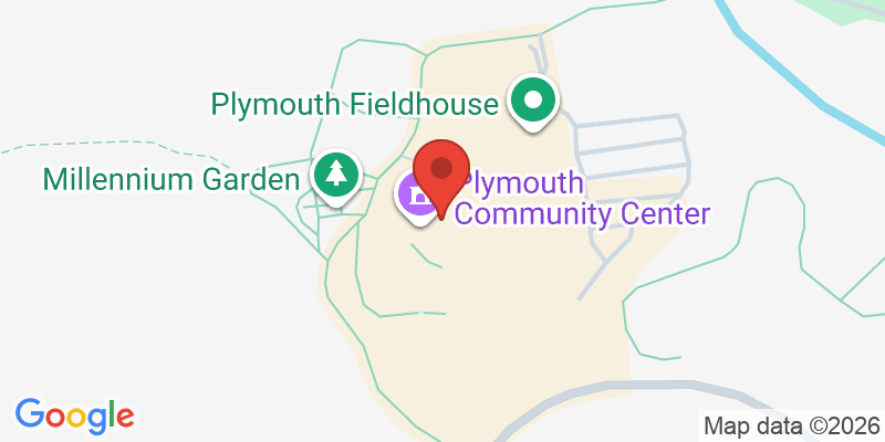 Mapa de la ubicación de The KUBE at the Plymouth Community Center
