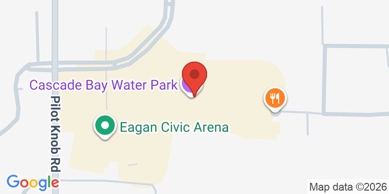 Mapa de la ubicación de Cascade Bay Water Park