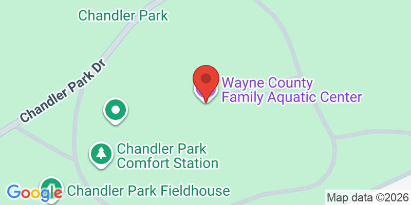 Mapa de la ubicación de Wayne County Family Aquatic Center