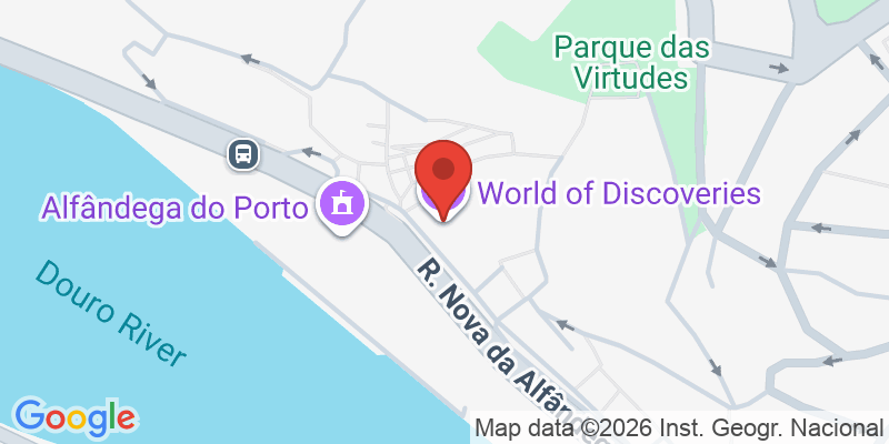 Mapa de la ubicación de World of Discoveries