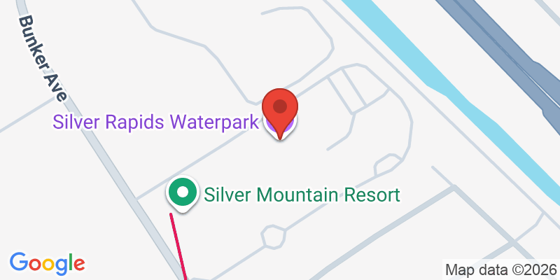 Mapa de la ubicación de Silver Rapids Waterpark