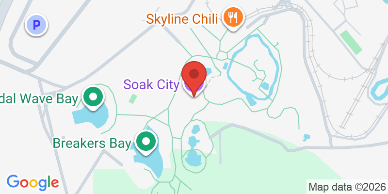 Mapa de la ubicación de Soak City