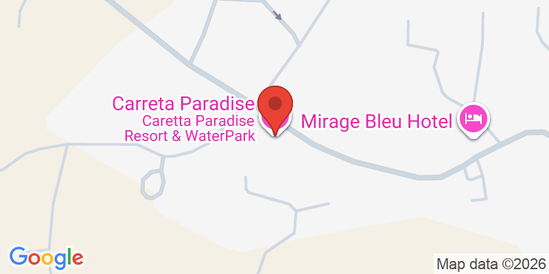 Mapa de la ubicación de Caretta Paradise Resort & WaterPark