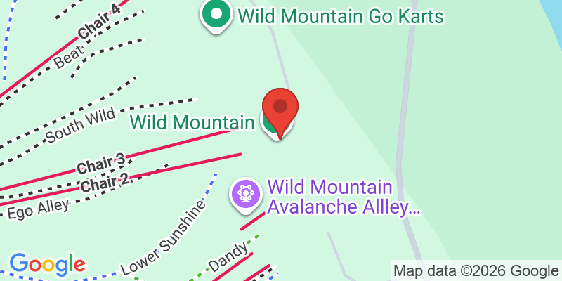 Mapa de la ubicación de Wild Mountain