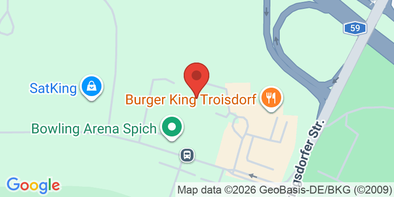 Mapa de la ubicación de Monkey Town Troisdorf | Indoor Spielplatz