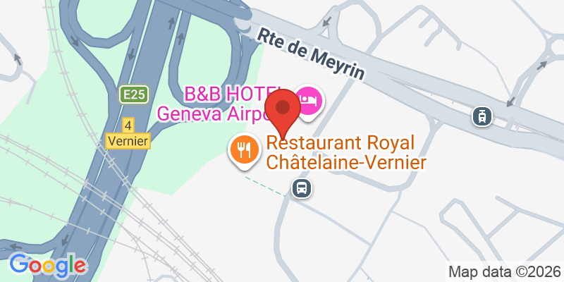 Mapa de la ubicación de TOTEM Escalade Vernier, Genève