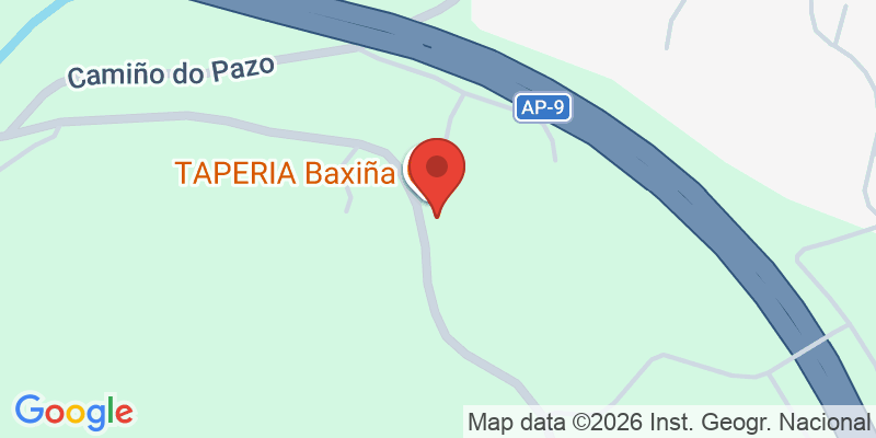Mapa de la ubicación de Furancho A Baxiña