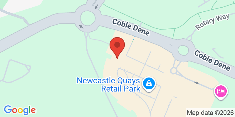 Mapa de la ubicación de The Arcade Warehouse North Shields