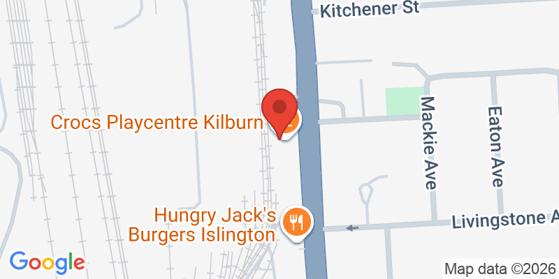 Mapa de la ubicación de Crocs Playcentre Kilburn