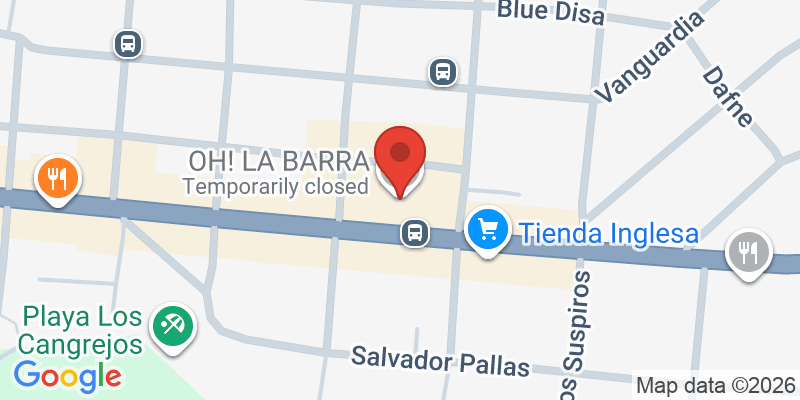 Mapa de la ubicación de OH! LA BARRA