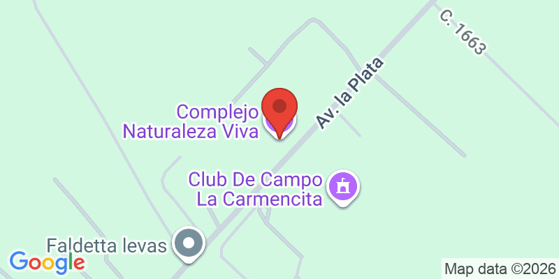 Mapa de la ubicación de Complejo Naturaleza Viva