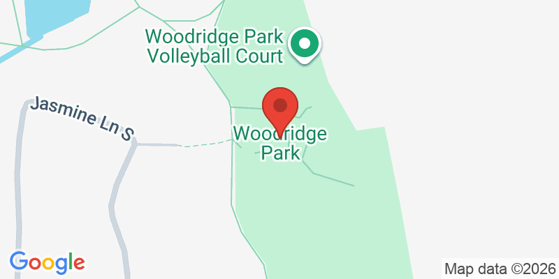 Mapa de la ubicación de Woodridge Park