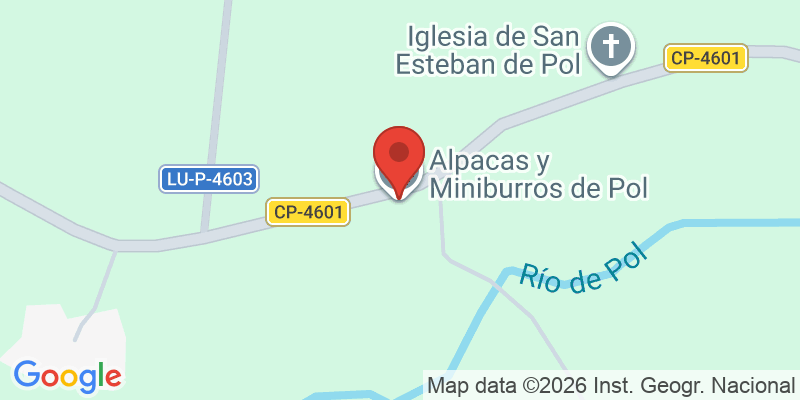 Mapa de la ubicación de Alpacas y Miniburros de Pol