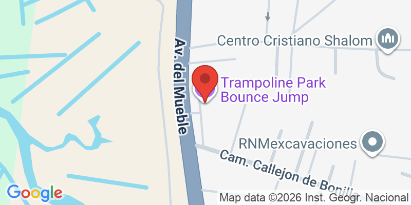 Mapa de la ubicación de Trampoline Park Bounce Jump