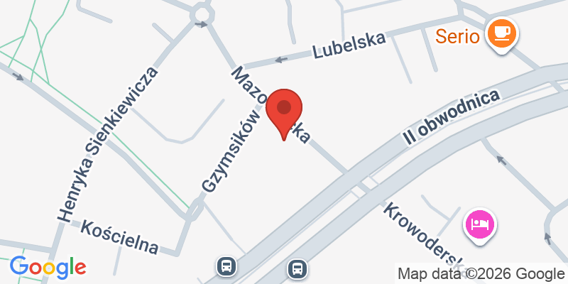 Mapa de la ubicación de Psikawka - Psia Kawiarnia